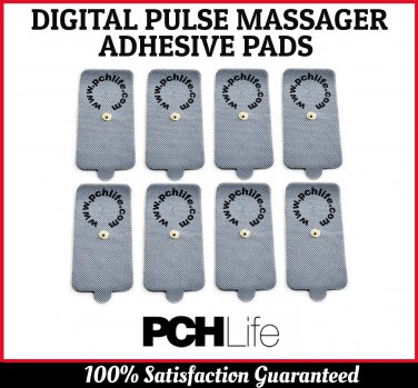 Digital Pulse Massager Adhesive Pads 4 XXL Pads Ensure Maximum Muscle Relief