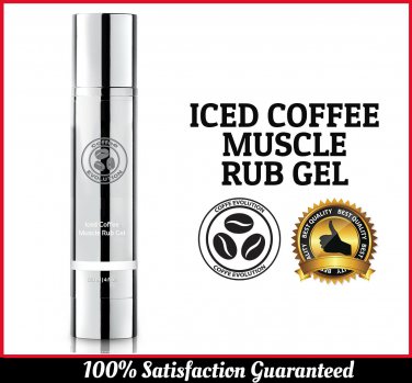 Iced Coffee Muscle Rub Gel 4oz Fast Penetrating Pain Muscle Relief Recovery