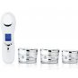 Renewal 4Pcs Skincare Set Cream Scrub Thermal Mask Dual Ultrasonic Cream Infuser