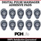 Digital Pulse Massager Adhesive Pad Set of 10 Large Pads Non-slip Reusable
