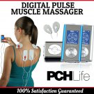 Tens &EMS PCH Digital Pulse Massager 2 Muscle Stimulation System Rechargeable