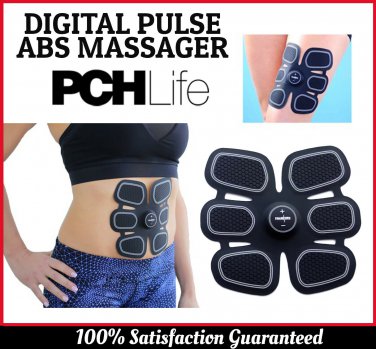 Six Pack Abs Muscles Belt Training System Revolution Gear pulse Massager