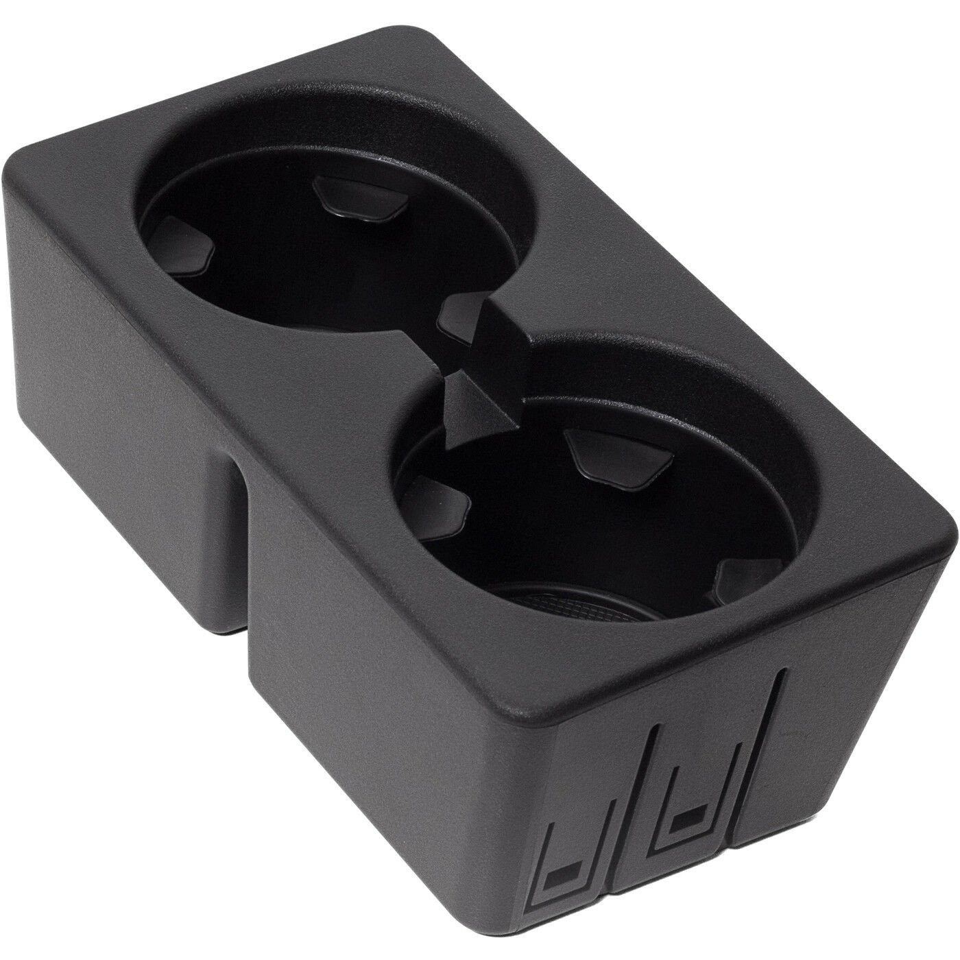 Dual Cup Holder Insert Fits 07-14 GMC Cadillac Chevy Black Center Console Part