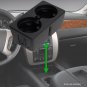 Dual Cup Holder Insert Fits 07-14 GMC Cadillac Chevy Black Center Console Part