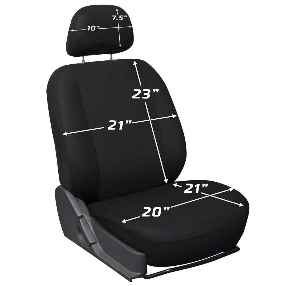 SUV Seat Covers for Ford Explorer Solid Black Steering Wheel/Belt Pad/Head Rests