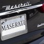 Metal License Plate Frame Bling RhineStone Chrome Crystal Diamond Glitter 2pc