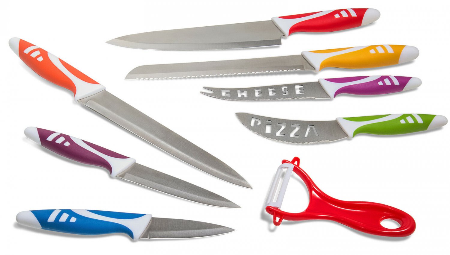Professional Chef Knife Set Multi Use 8pc Gift Box for Home Kitchen Slice Cut