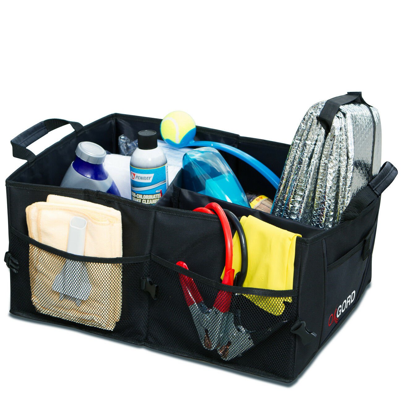 Trunk Cargo Organizer Folding Caddy Storage Collapse Bag Bin for Car Truck SUV