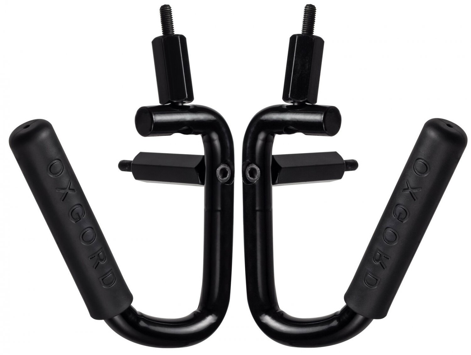 Grab Handle Fits 07-16 Jeep Wrangler Black Front Pair Solid Steel Grip Roll Bar