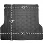 Trunk Cargo Floor Mats for Cars All Weather Rubber Black Heavy Duty Auto Liners
