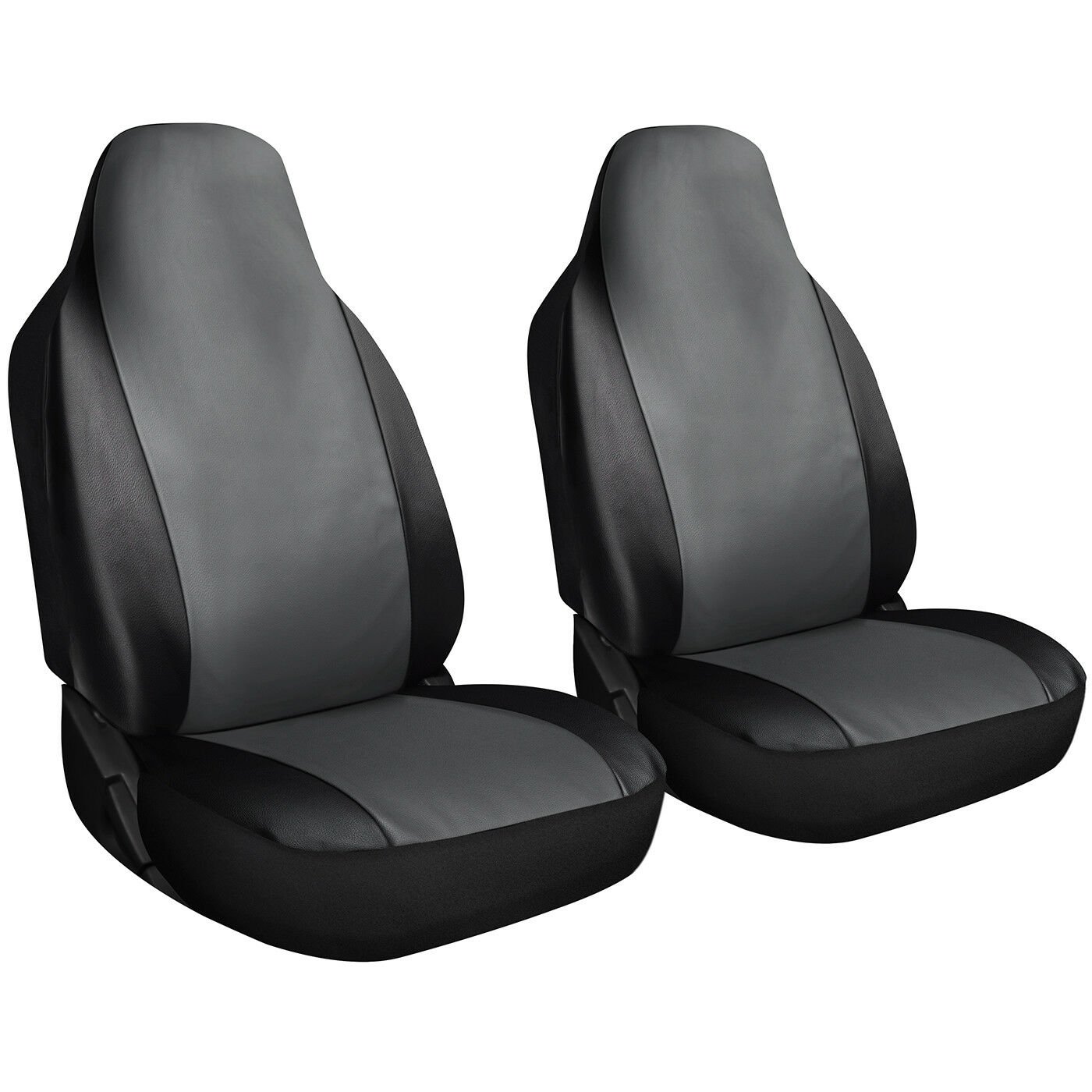 Car Seat Cover Complete Set for Car Truck SUV Van - PU Leather - 10 Piece