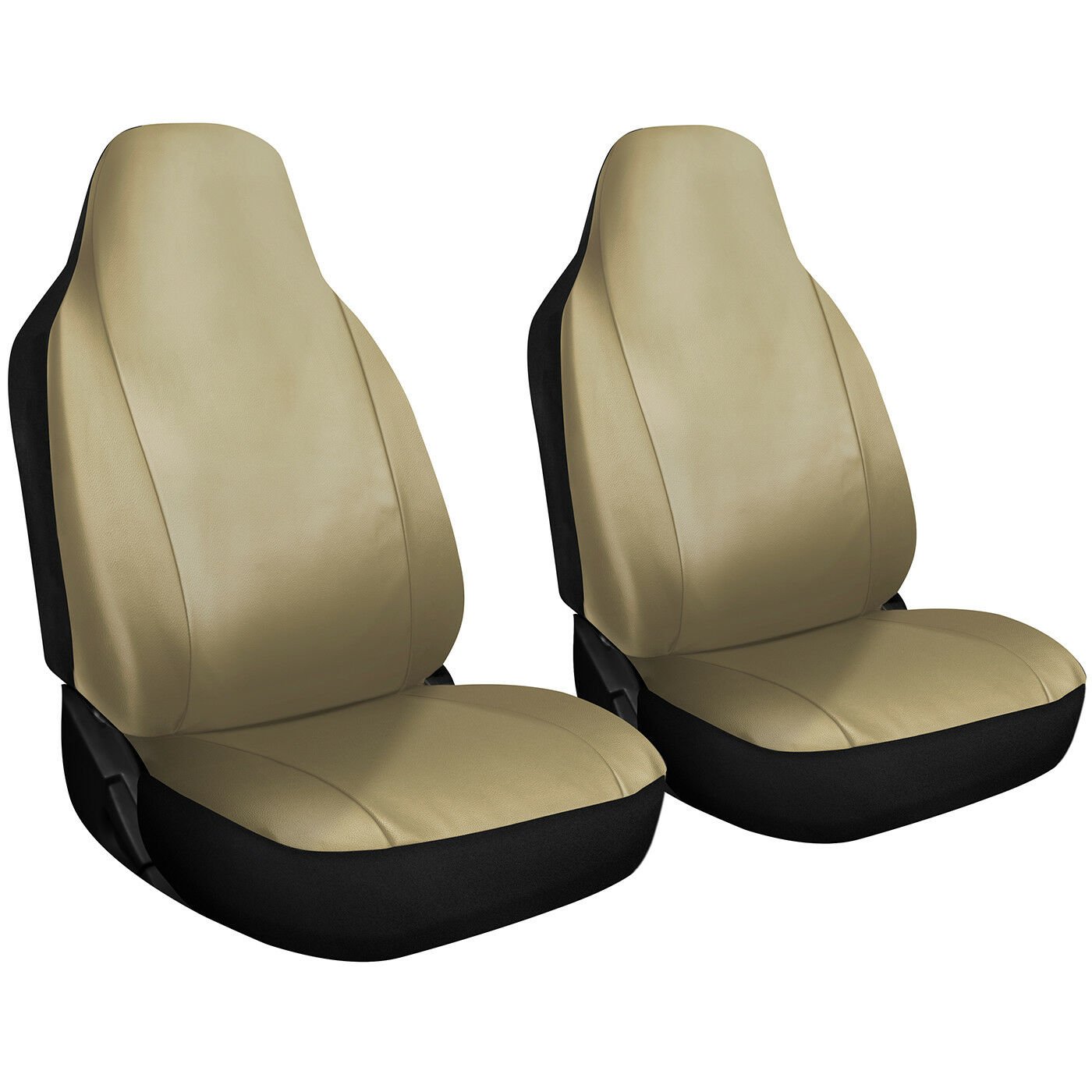 Car Seat Cover Complete Set for Car Truck SUV Van - PU Leather - 10 Piece