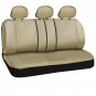 Car Seat Cover Complete Set for Car Truck SUV Van - PU Leather - 10 Piece