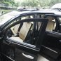 Solid Tan PU Low Back Synthetic Leather Seat Covers Steering Wheel Set Beige
