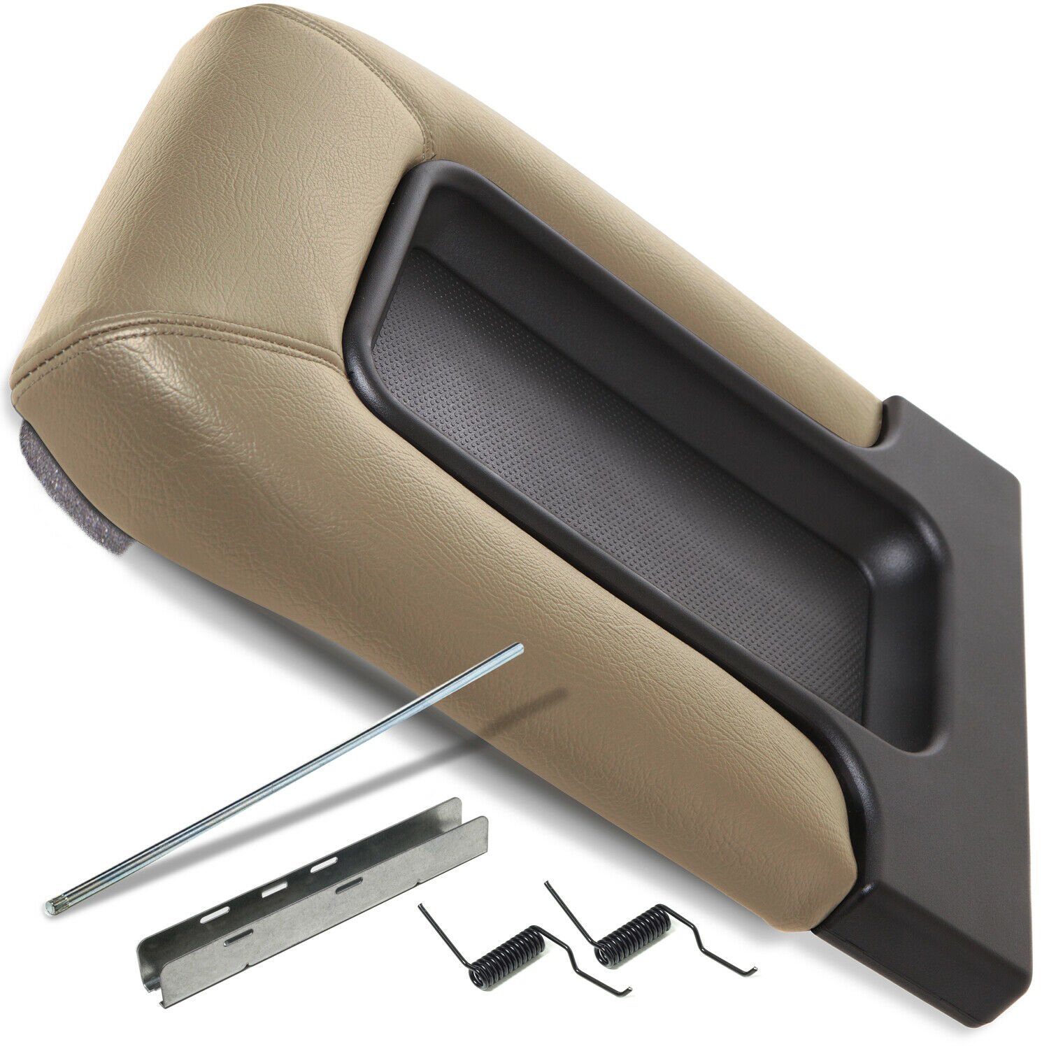 Cadillac Chevrolet GMC SUV Pickup Truck Beige Tan Center Console Lid Repair Kit