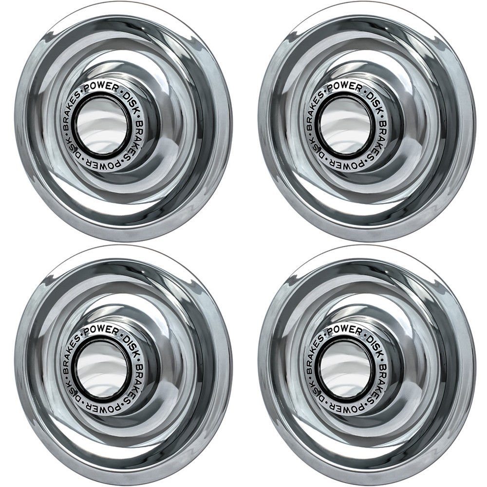 4 PC Hubcaps Fits Chevy GM 15" Silver Bolt In Replacement Wheel Rim Cover