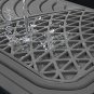 Car Floor Mats for All Weather Rubber 4pc Set Tactical Fit Heavy Duty Grey