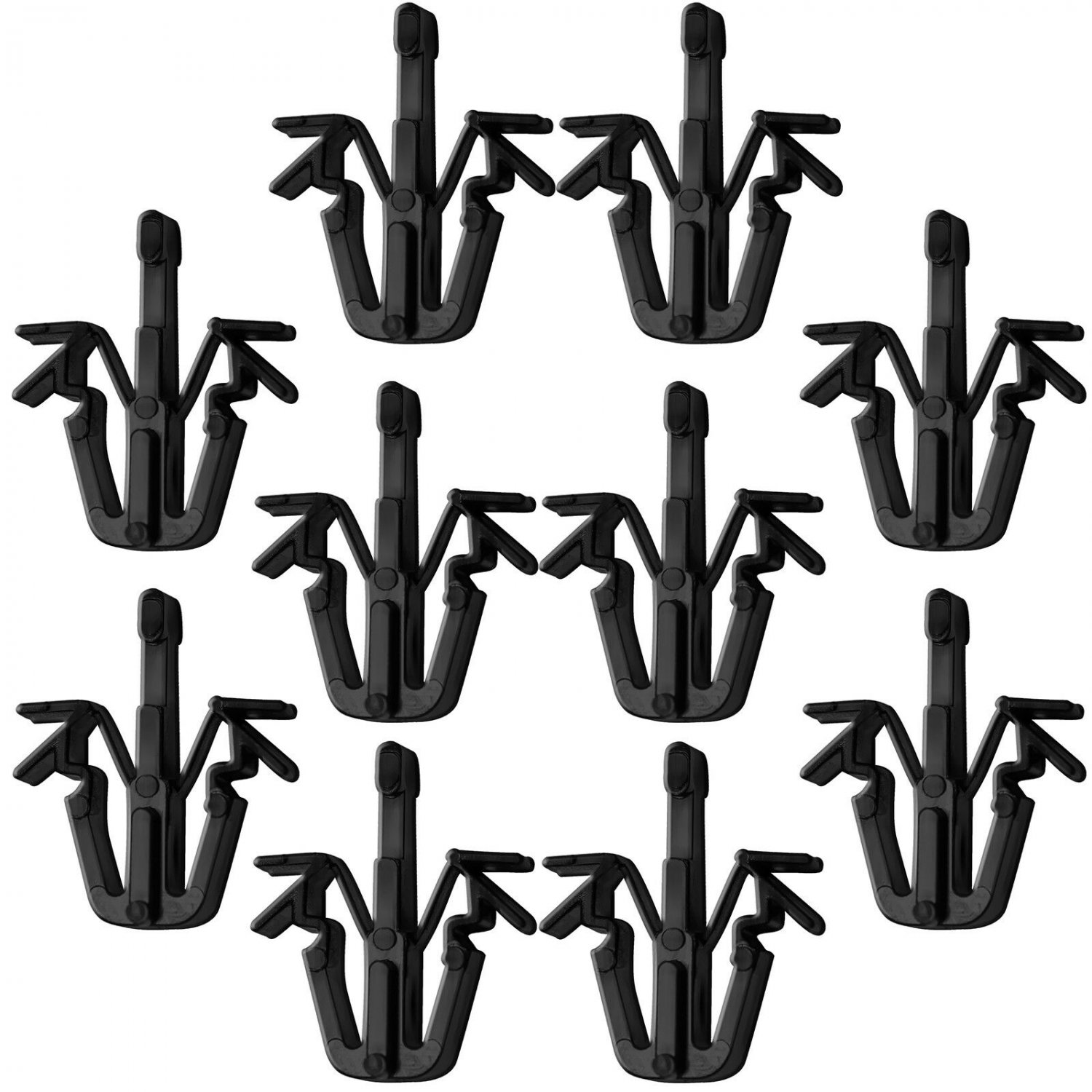 Grille Clip Retainers Fits 89-05 Toyota Black Interior Grill Trim Panel 10 Pack