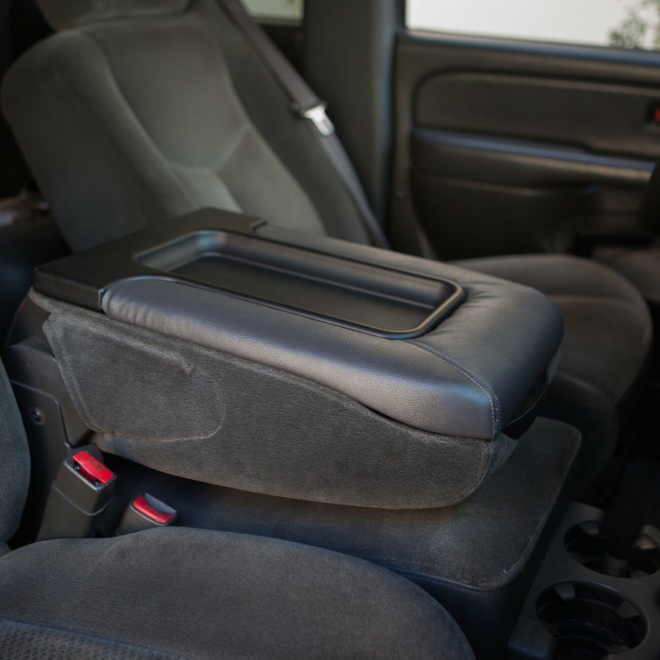 Cadillac Chevrolet GMC SUV Pickup Truck Dark Gray Center Console Lid Repair Kit