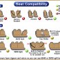 20pc Faux Leather Gray Black Car Seat Cover Set + Heavy Duty Rubber Floor Mats