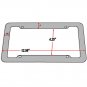 2pc Plastic Carbon Fiber Style OxGord License Plate Frames for Auto-Car-Truck-A