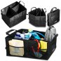 Trunk Cargo Organizer Folding Caddy Storage Collapse Bag Bin for Car Truck SUV