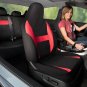Seat Cover Complete Set for Car Truck SUV Van - Flat Poly Cloth Fabric- 10 Piece