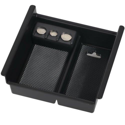 Center Console Insert Organizer Tray Fits 10-17 Toyota 4Runner Black Storage Box