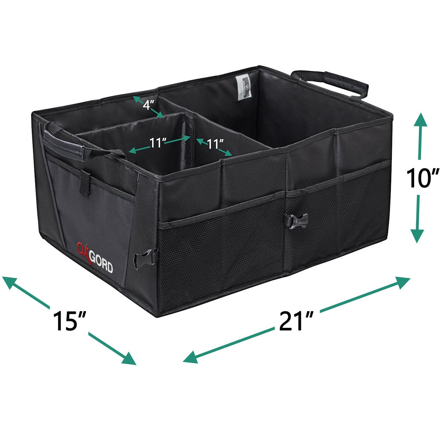 Trunk Cargo Organizer Folding Caddy Storage Collapse Bag Bin for Car Truck SUV