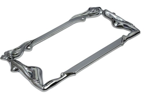 1pc OxGord Metal License Plate Steel Frame Hot Sexy Lady Nude XXX Trucker Girl