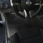 Car Floor Mats for All Weather Rubber 3pc Set Diamond Fit Heavy Duty Black