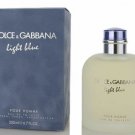 Dolce & Gabbana Light Blue D & G edt 6.7 / 6.8 oz Cologne for men NEW IN BOX