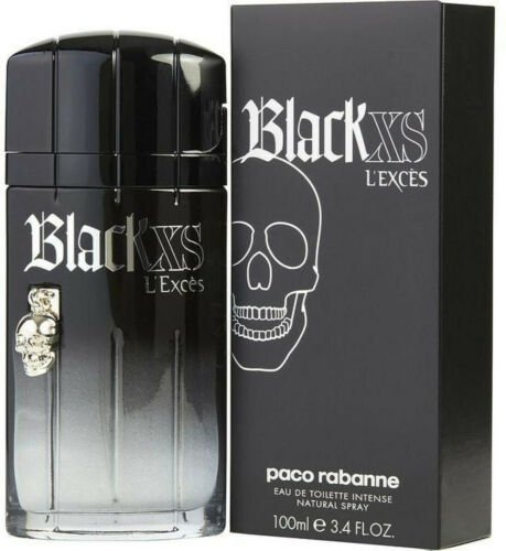 BLACK XS L'EXCES INTENSE by Paco Rabanne cologne EDT 3.3 / 3.4 oz New in Box