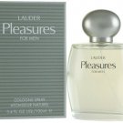 PLEASURES for Men by Estee Lauder 3.3 / 3.4 oz EDC Cologne NEW IN BOX