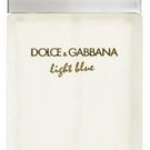 D & G Light Blue Dolce Gabbana Perfume 3.3 / 3.4 oz edt NEW tester WITH CAP