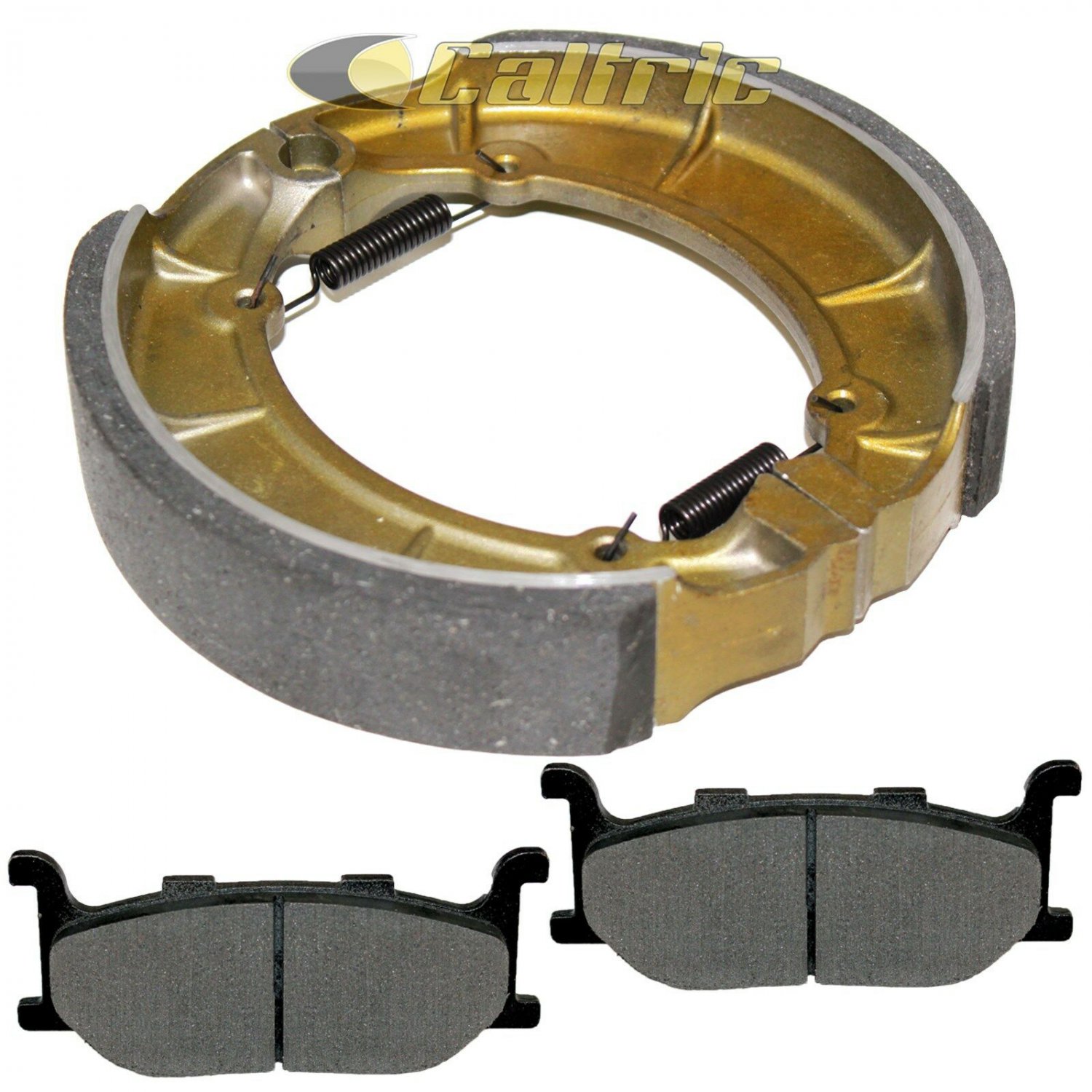 FRONT BRAKE PASD & REAR SHOES Fits YAMAHA XVS650AT V-Star 650 Silverado 2003-10