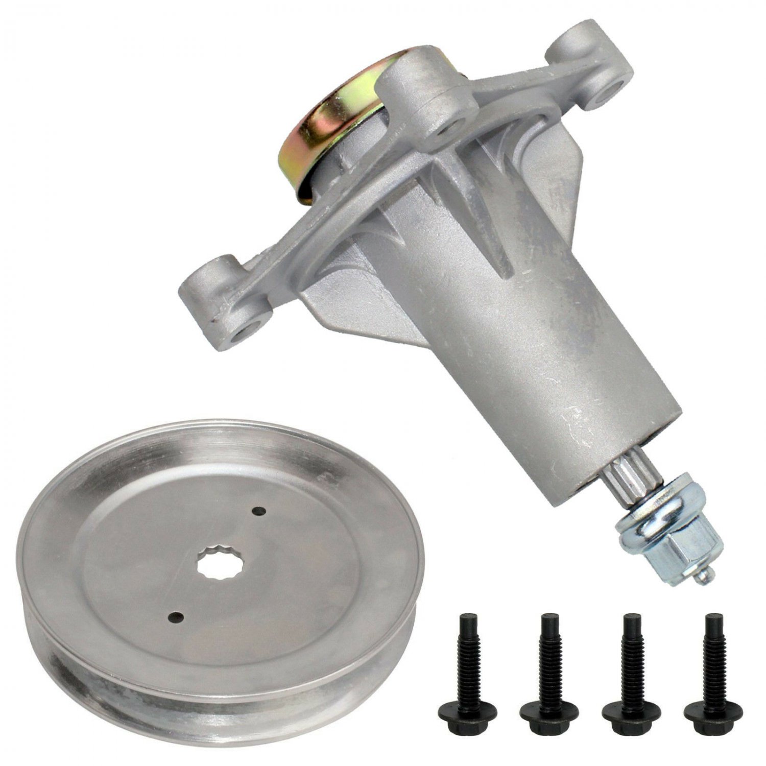 SPINDLE ASSEMBLY w/PULLEY FIT Husqvarna LGT2654 LGTH22V48 2454 24V54 LOGTH2448T
