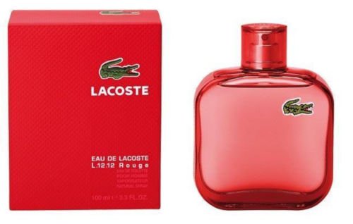 Eau de LACOSTE ROUGE L.12.12 3.4 / 3.3 oz edt Cologne for men NEW IN BOX