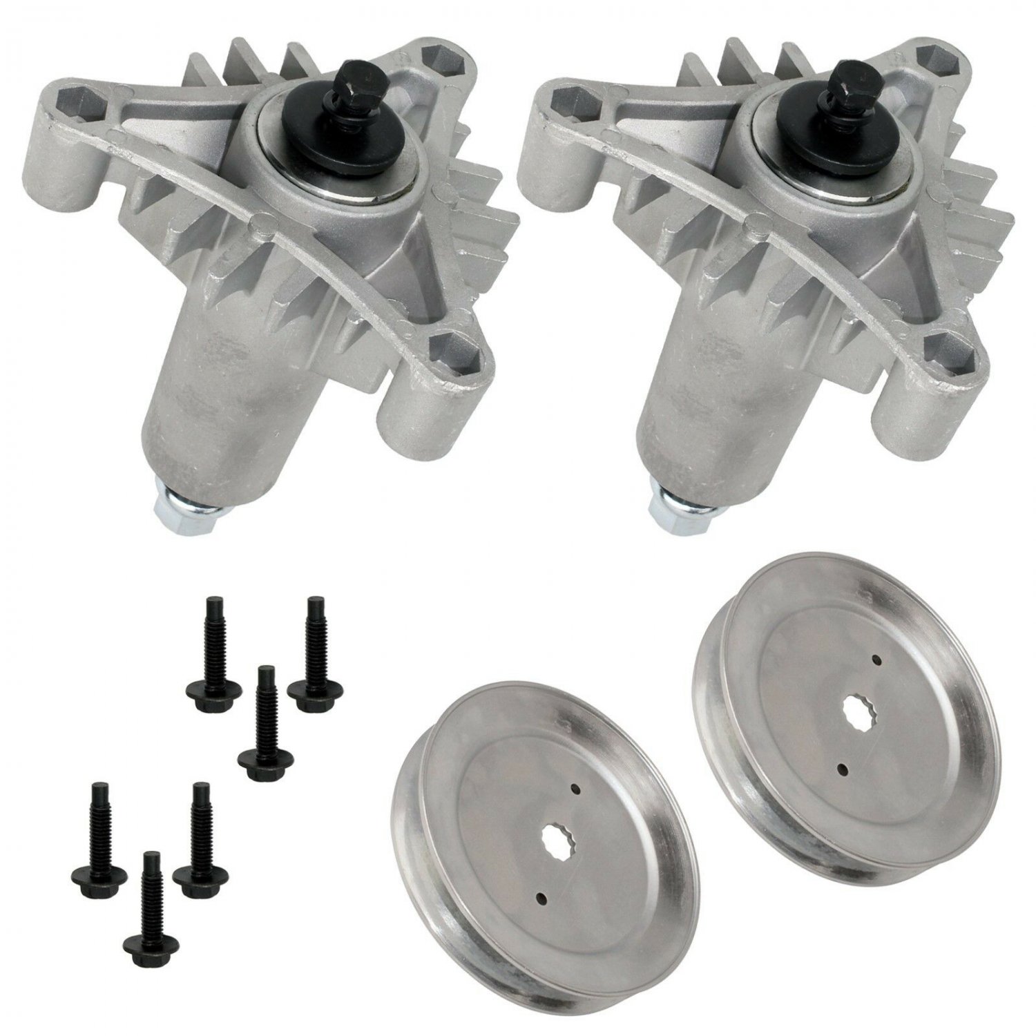 2 SPINDLE ASSEMBLY PULLEY FOR Husqvarna LTH140 LTH145 LTH1542 LTH1742 18542 2042