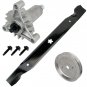 SPINDLE ASSEMBLY w/PULLEY and BLADE FOR Husqvarna YTH1452 XPA YTH145 LTH140