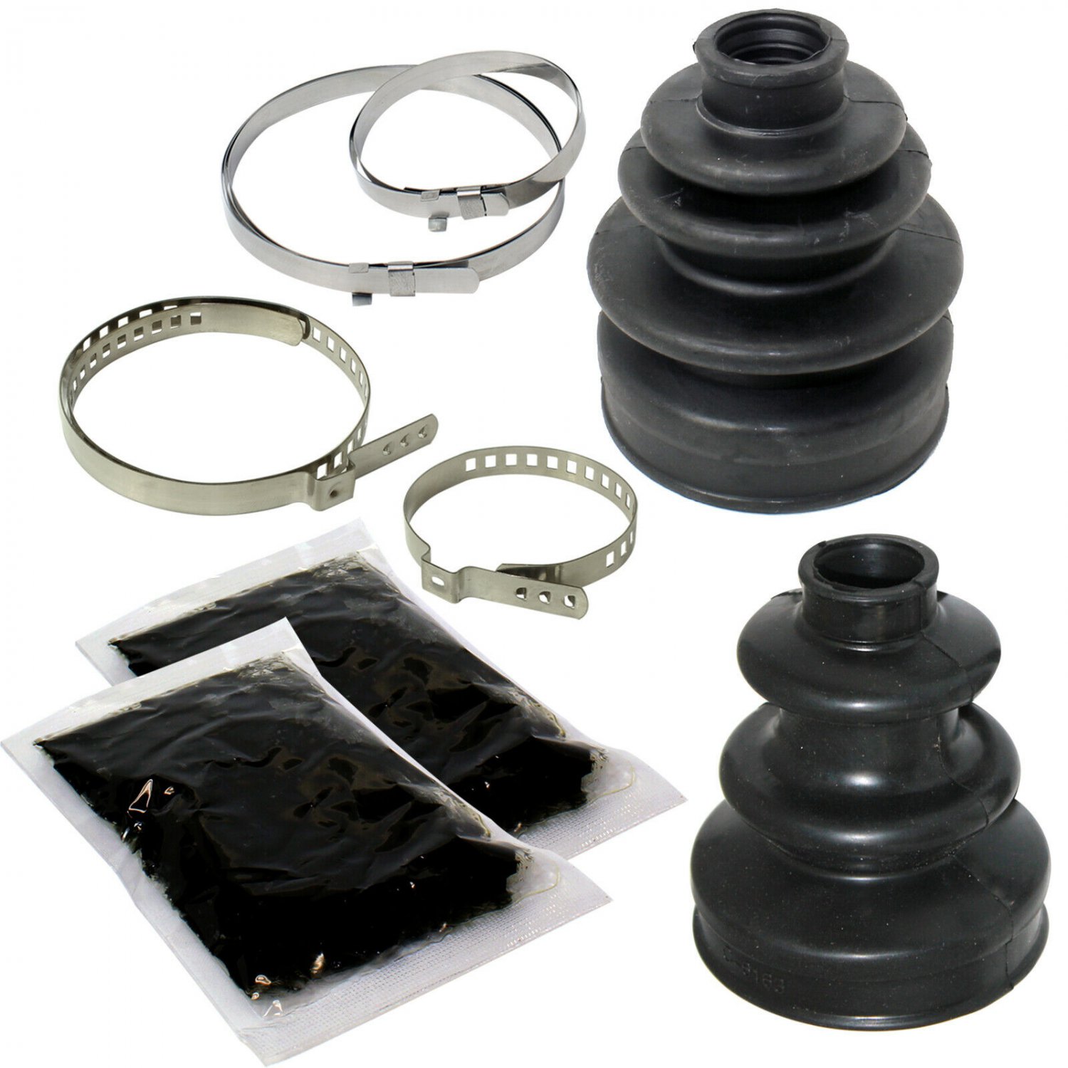 FRONT AXLE INNER OUTER CV BOOT KIT Fits YAMAHA WOLVERINE 450 YFM450FX 4X4 06-10