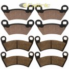 FRONT REAR BRAKE PADS FIT POLARIS RANGER CREW 570 2014 / RANGER CREW 570-4 2016