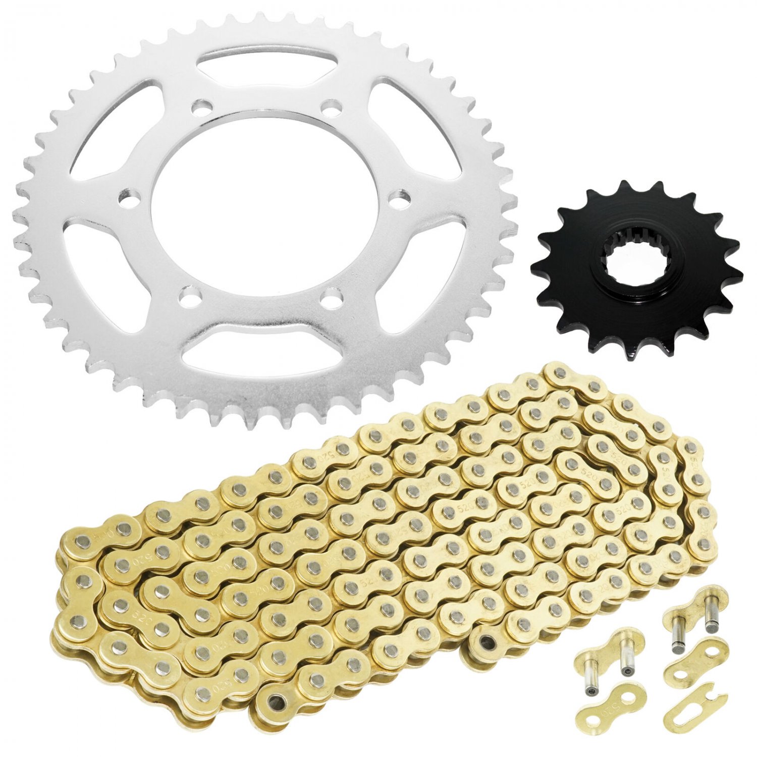 Drive Chain & Sprockets Kit Fits YAMAHA R1 YZF-R1 2009 2010 2011 2012 2013 2014