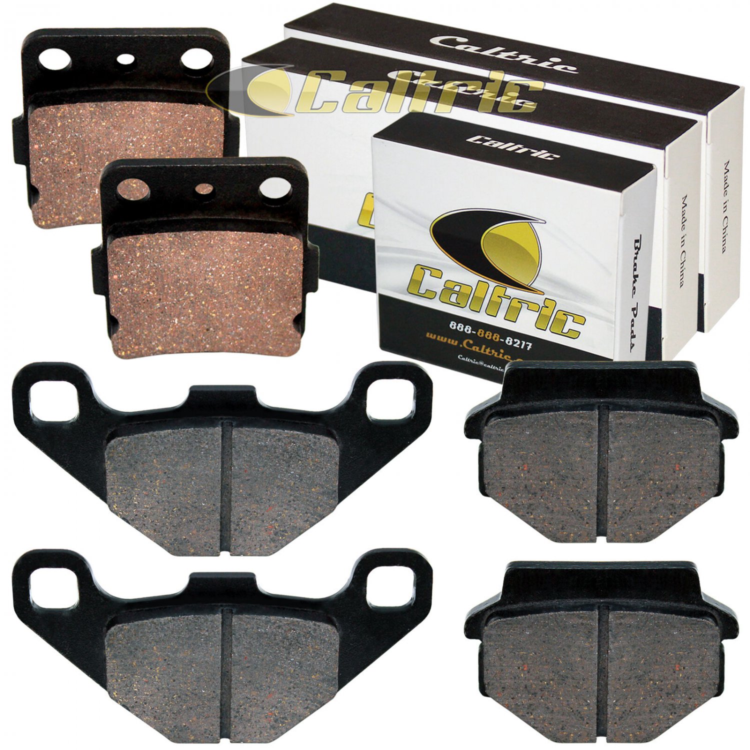 FRONT & REAR BRAKE PADS FITS KAWASAKI KSF250 Mojave 250 1987-1996