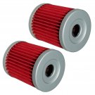 FITS KAWASAKI KLX125 KLX125L 2003 2004 2005 2006 OIL FILTER 2-PACK
