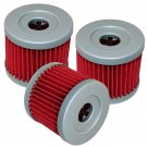 FITS SUZUKI LT125 LT185 QUADRUNNER 1983 1984 1985 1986 1987 OIL FILTER 3-PACK