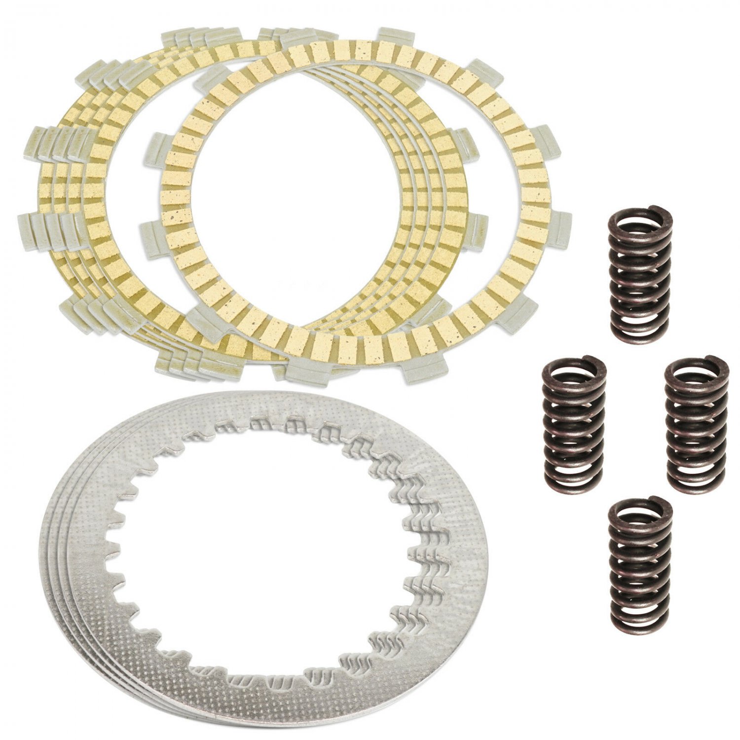CLUTCH FRICTION PLATES and SPRINGS KIT Fits YAMAHA XV250 Virago 250 1995-2007