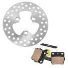 FRONT BRAKE DISC ROTOR w/ PAD FOR Suzuki LT-Z250 LTZ250 QUADSPORT Z250 2004-2009