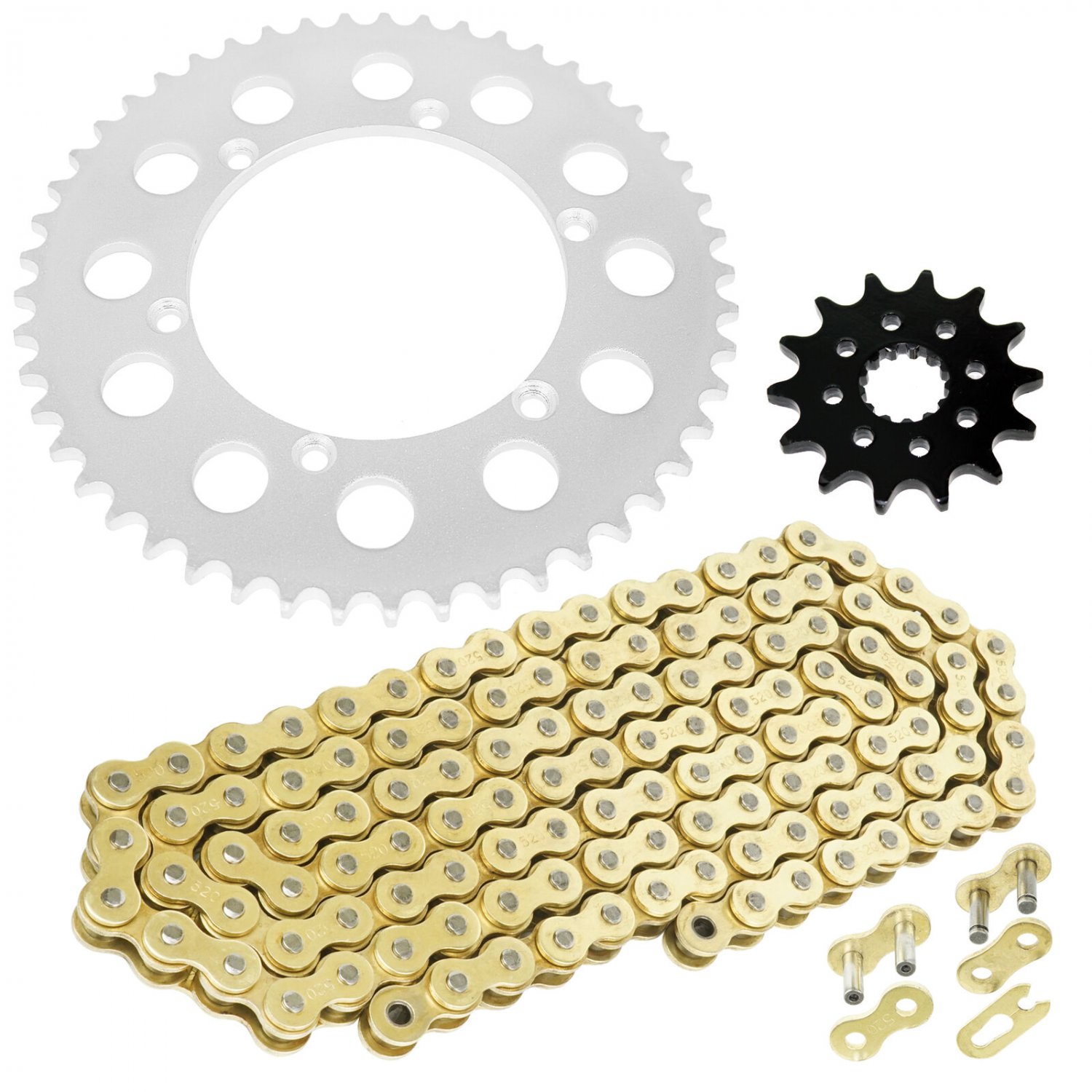 Drive Chain & Sprockets Kit Fits KAWASAKI KLX300R KLX300A 2003-2007