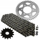 Black Drive Chain and Sprocket Kit Fits SUZUKI GSX-R600 2006-2010